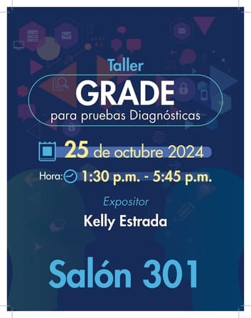 Taller GRADE para pruebas Diagnósticas