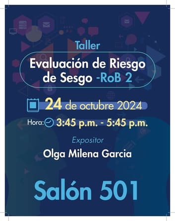 Taller Evaluación de Riesgo de Sesgo -RoB 2