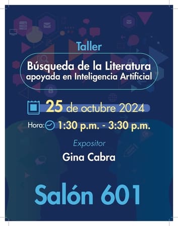 Taller Búsqueda de la Literatura apoyada en Inteligencia Artificial 