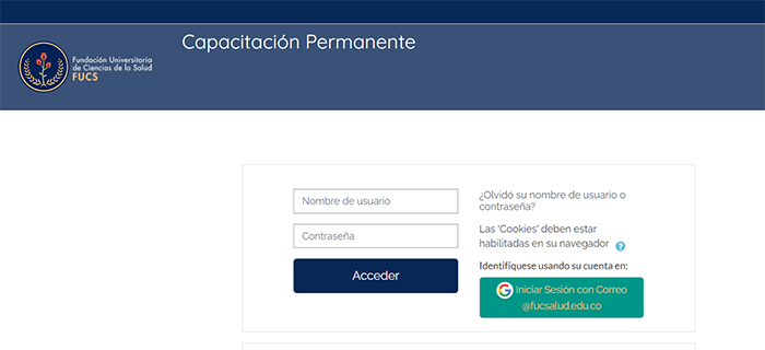 Acceso evaluación escenarios de práctica